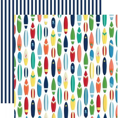 Carta Bella Beach Party Designpapier - Surfboards